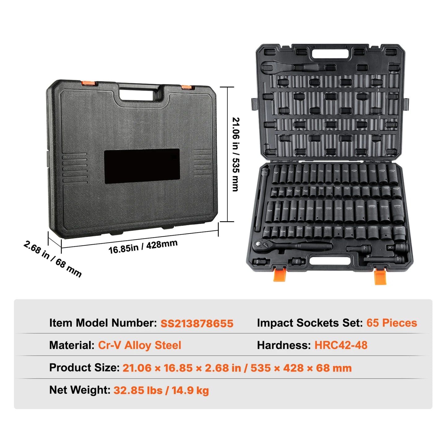 SucceBuy Impact Socket Set