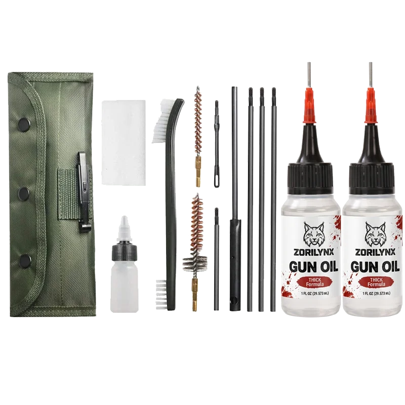 1oz Firearm Maintenance Kit – 13-Piece Cleaning & Lubrication Set