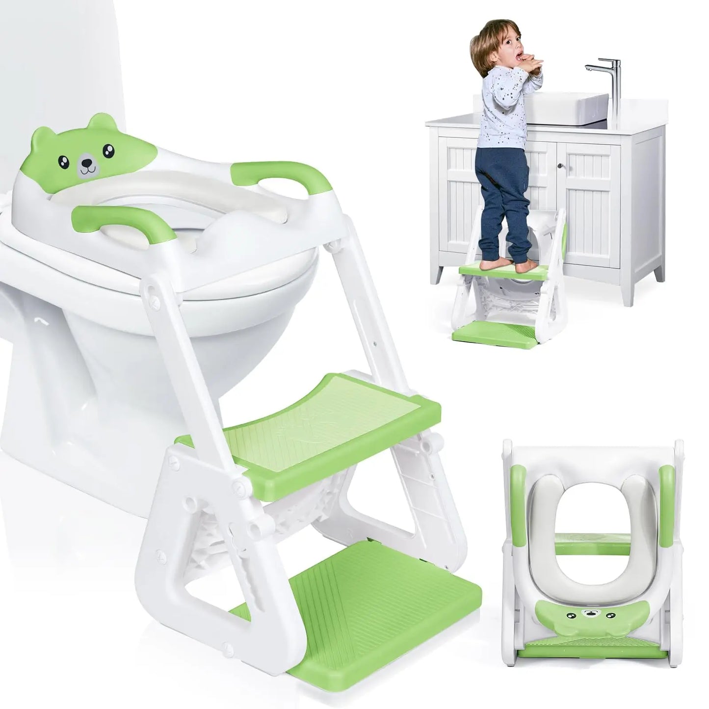 2-in-1 Potty Training Seat with Step Stool