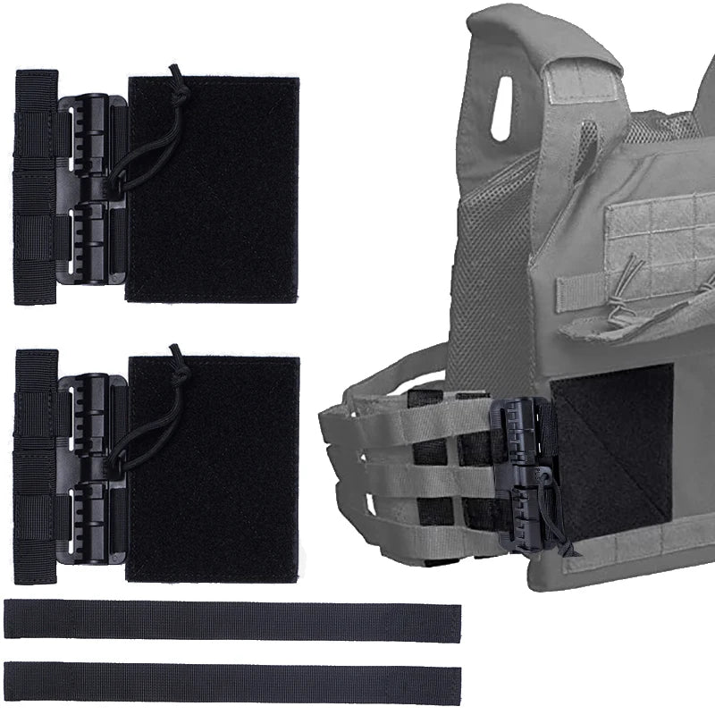 RUIN HAWK Tactical Vest Quick Release Buckle Kit – Universal MOLLE Vest Upgrade for Airsoft & Training