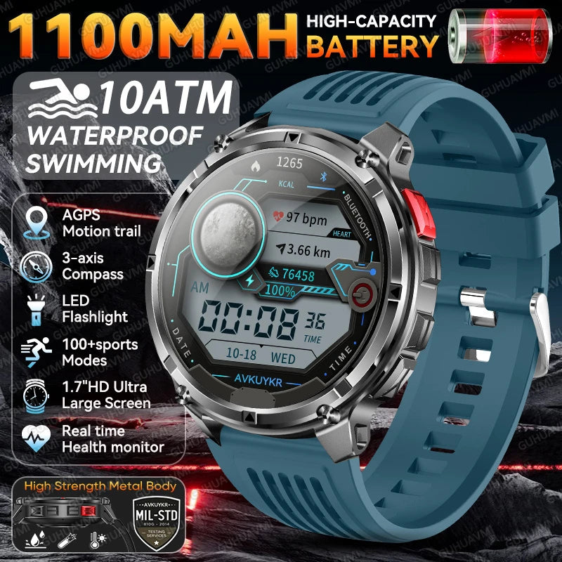 GUHUAVMI Military Smartwatch 2026