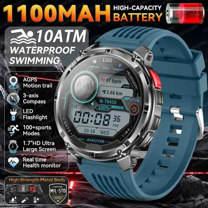 GUHUAVMI Military Smartwatch 2026