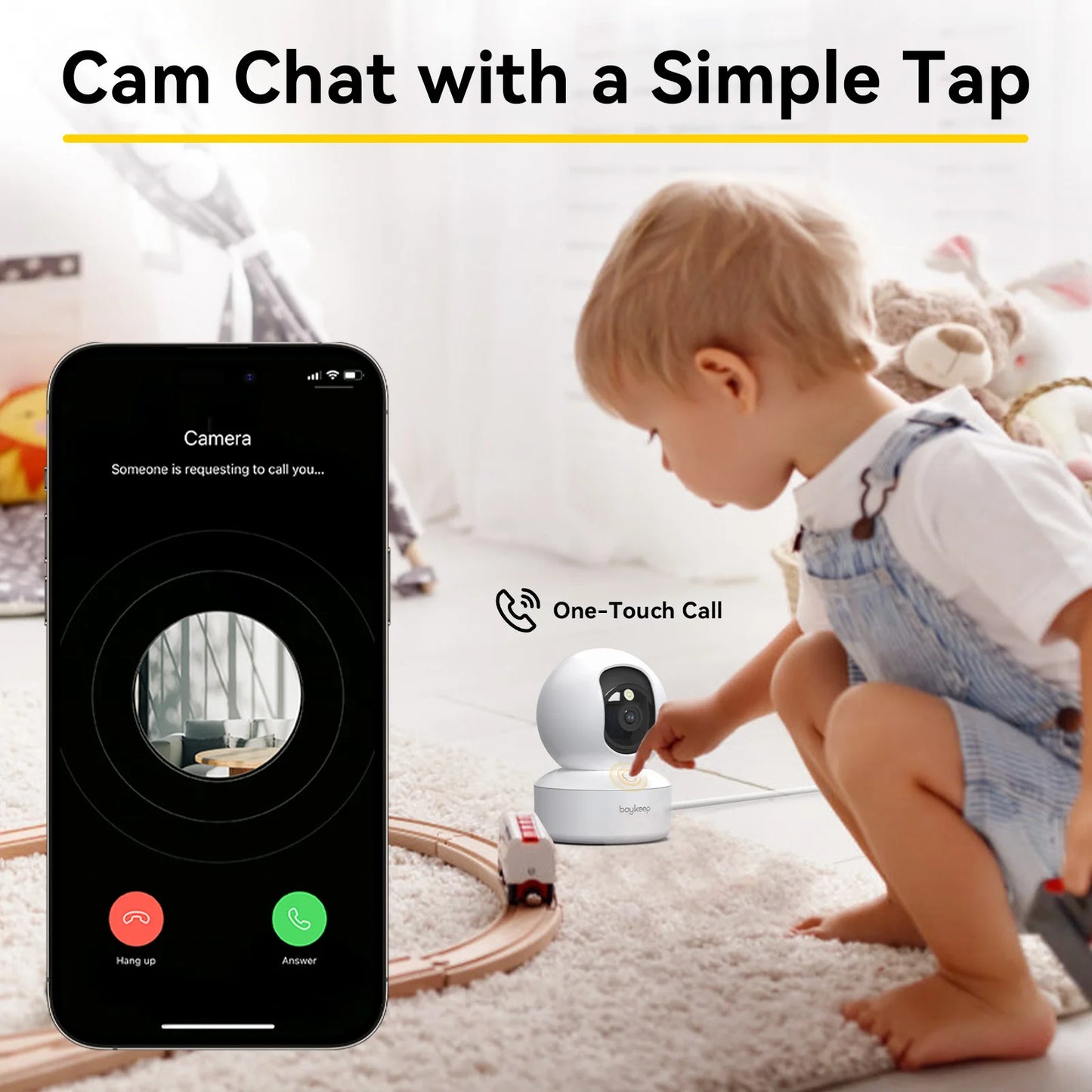 BoyKeep Smart Indoor Security Camera
