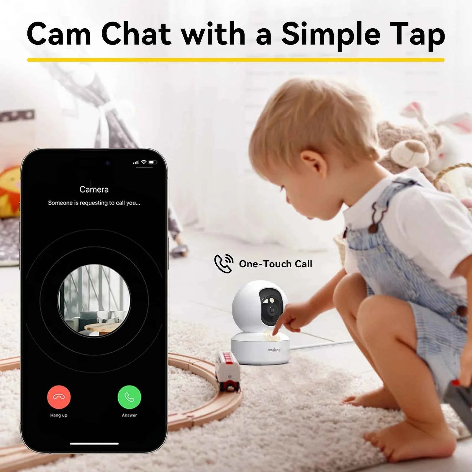 BoyKeep Smart Indoor Security Camera