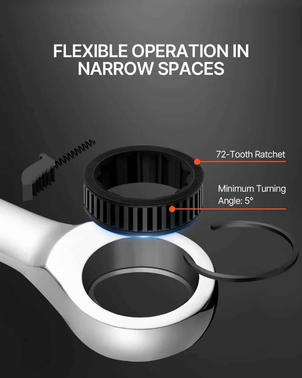 30-Piece Ratcheting Wrench Set