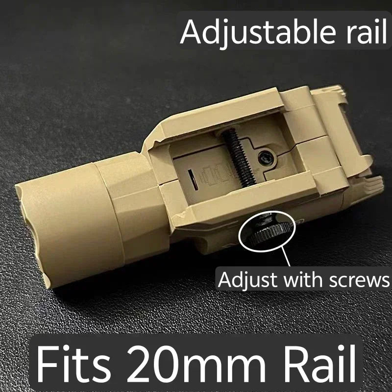 X300U-A Tactical Rail Light – Multi-Function LED Flashlight for 20mm Rail Airsoft, Training & Tactical Games