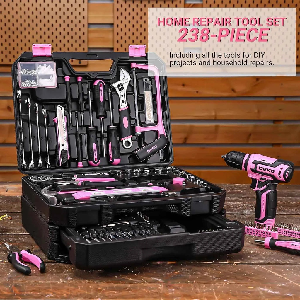 DEKO Home Mechanic Toolbox Set
