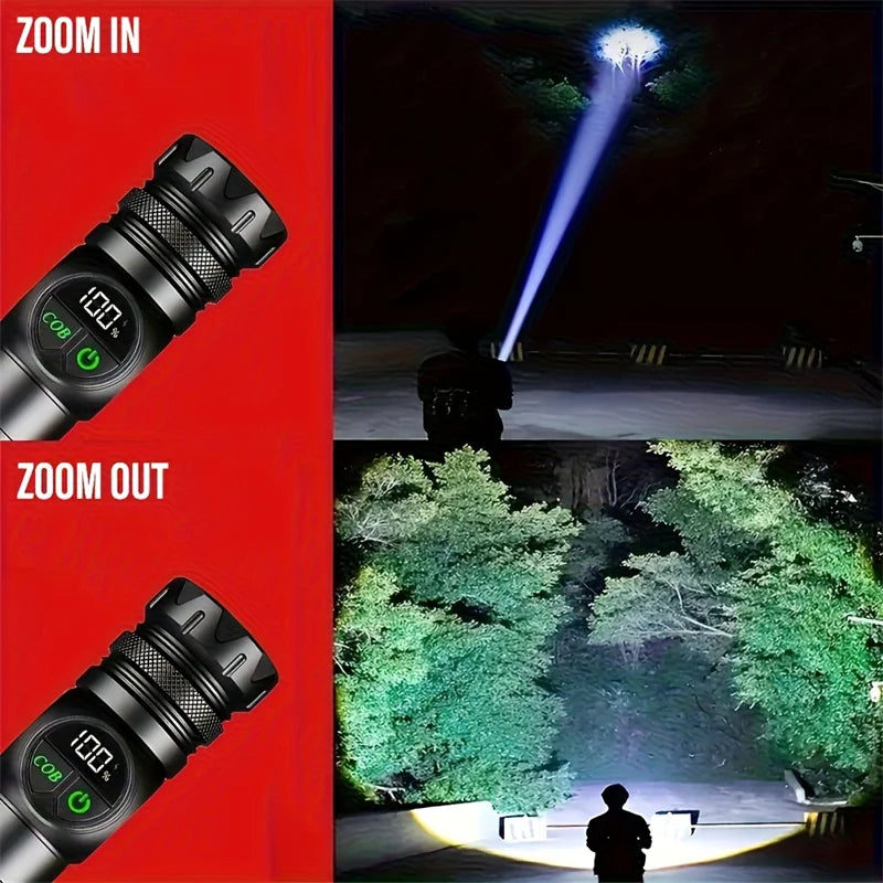 Mikenoon USB Rechargeable Tactical LED Flashlight