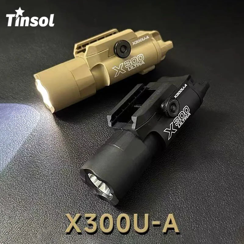 X300U-A Tactical Rail Light – Multi-Function LED Flashlight for 20mm Rail Airsoft, Training & Tactical Games