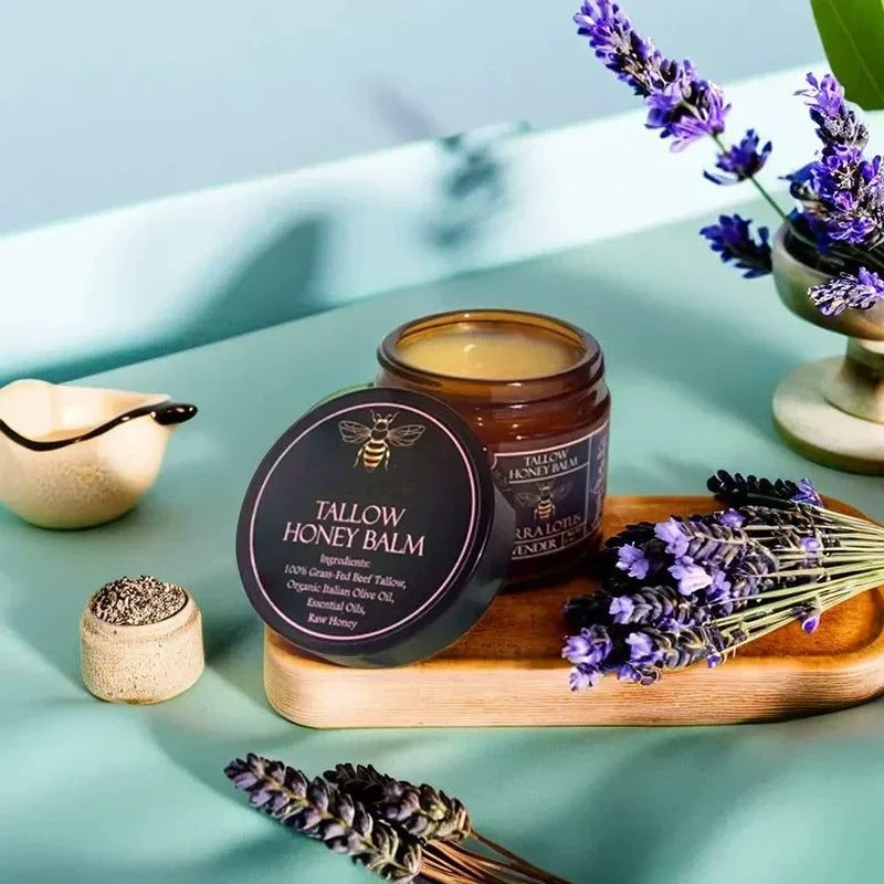 Beef Tallow & Raw Honey Moisturizing Balm