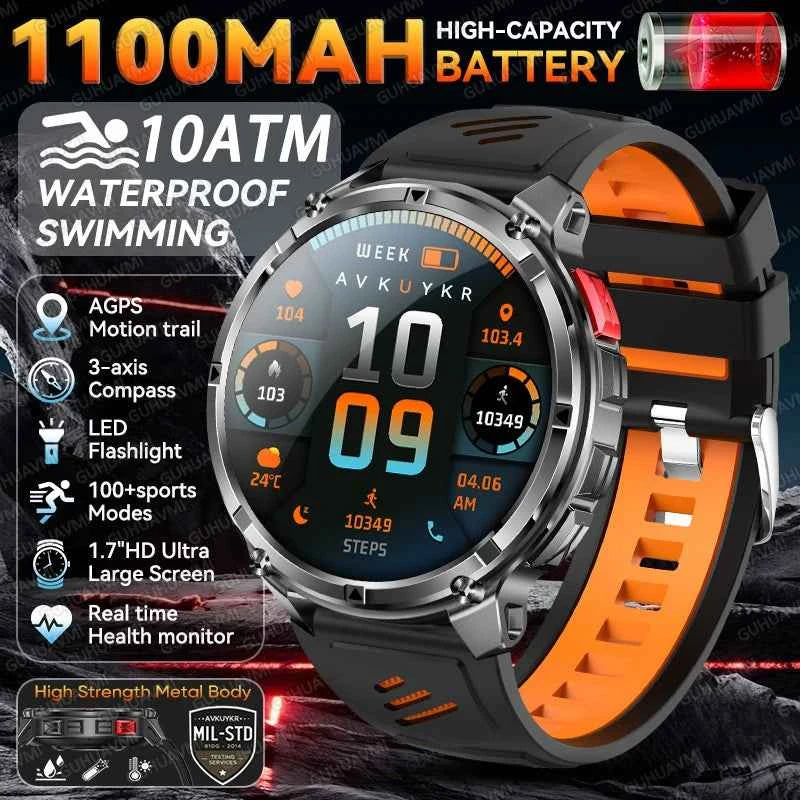 GUHUAVMI Military Smartwatch 2026