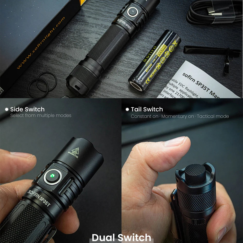 Dominate the Dark with the Sofirn SP35T Tactical Flashlight