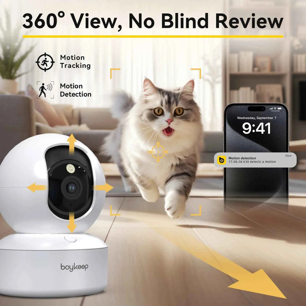 BoyKeep Smart Indoor Security Camera