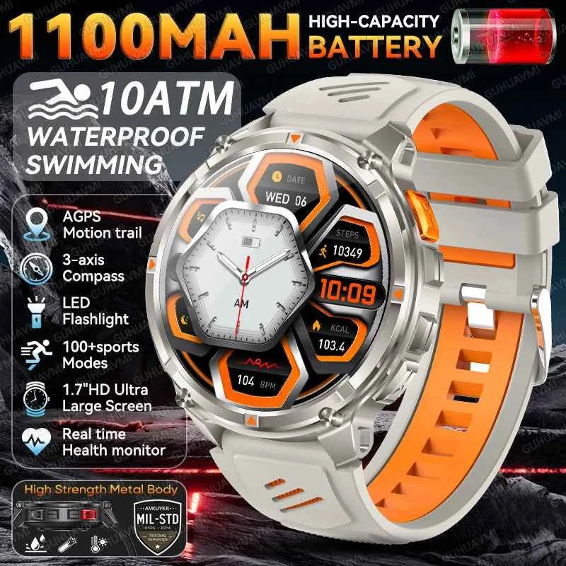 GUHUAVMI Military Smartwatch 2026
