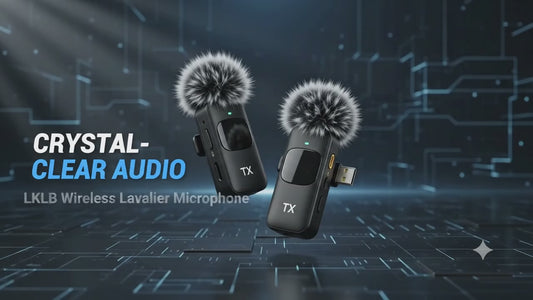 Wireless Lavalier Microphone (3-in-1)